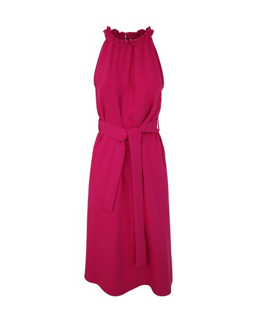 P.A.R.O.S.H. Pink Cady Fuxia Dress