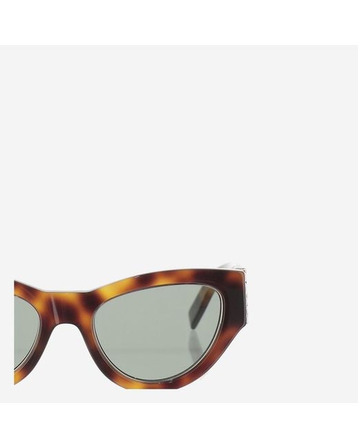 Saint Laurent Multicolor Tortoiseshell Sunglasses Acetate