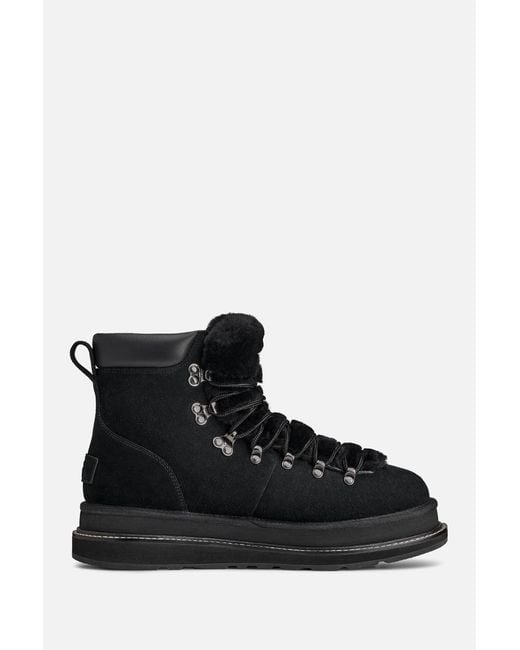 Ugg Black Boots Leather