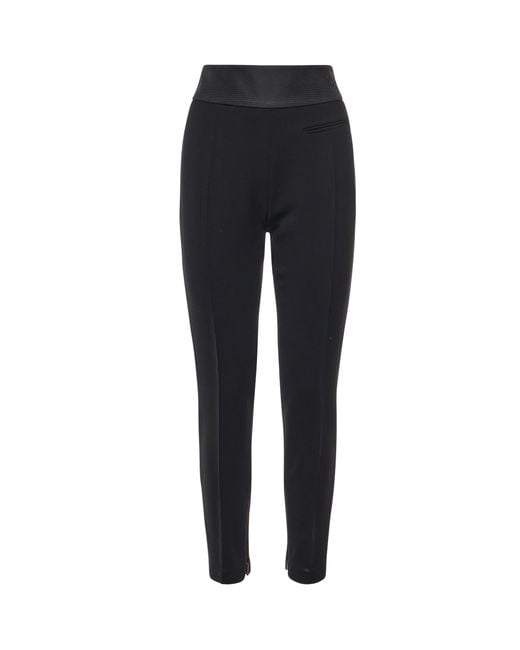 Fendi Black Trousers Fleece Wool