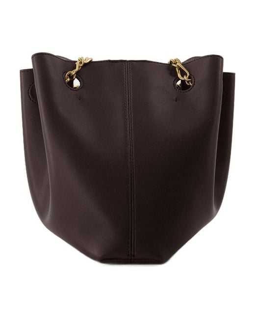 Nanushka Brown The Gather Bucket Bag