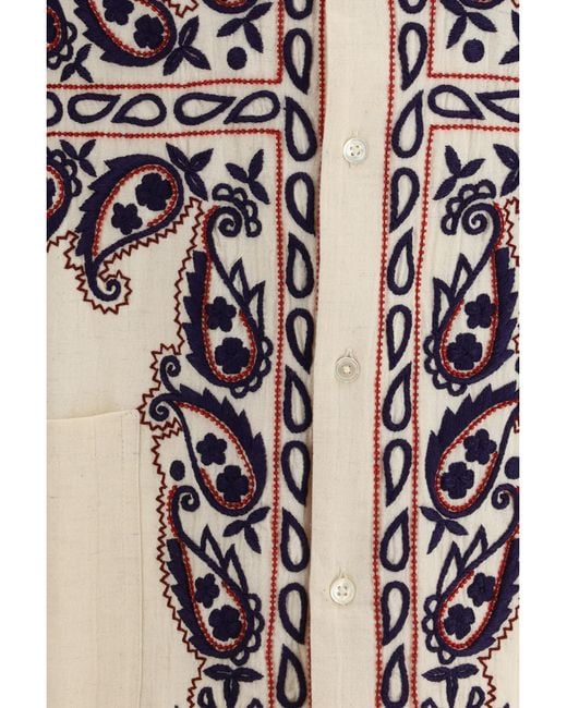 BAZISZT Natural Memento Shirt Silk for men