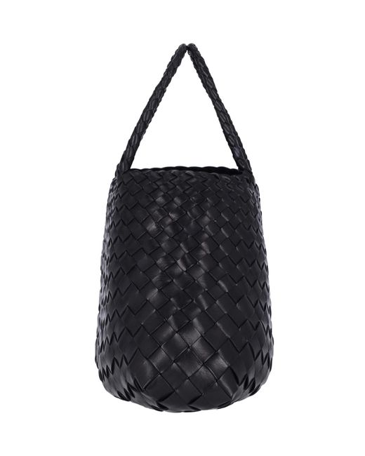 Dragon Diffusion Black Santa Croce Small Tote Bag