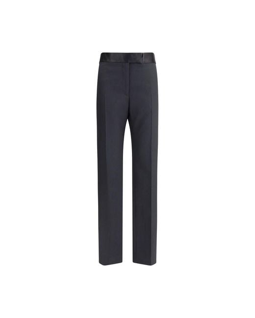 Tom Ford Blue Black Silk Dress Pants