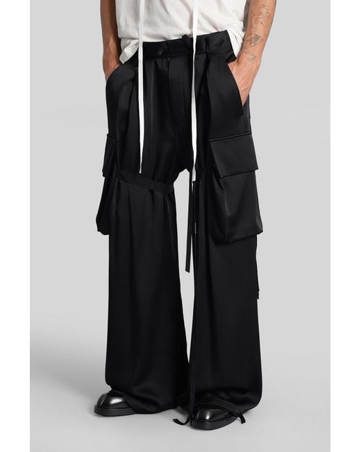 Ann Demeulemeester Black Iben Pants for men