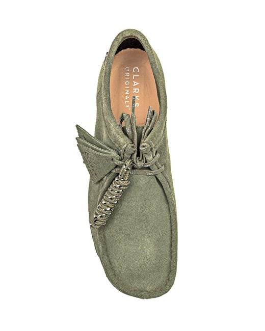 Clarks Green Wallabee Gtx Shoe for men
