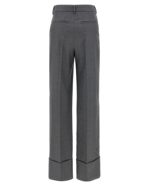 Valentino Garavani Gray Wool Pants Virgin