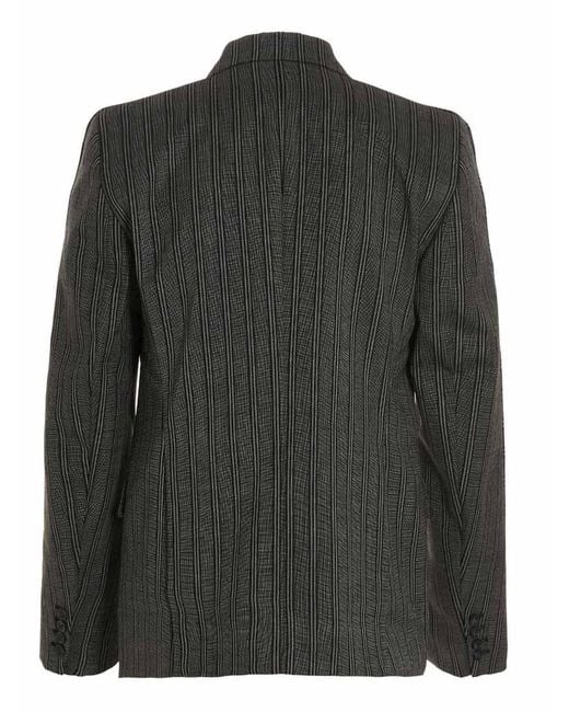 VTMNTS Black Blazer 'tonal Double Breasted Tailored' for men