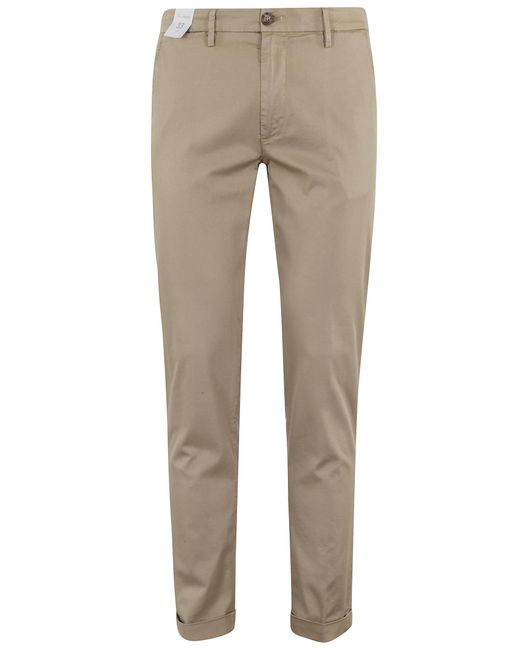 Re-hash Natural Mucha Chinos Con Risvolto for men