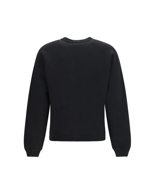 KENZO Black Cotton Sweatshirt Tulip Sweatshirts