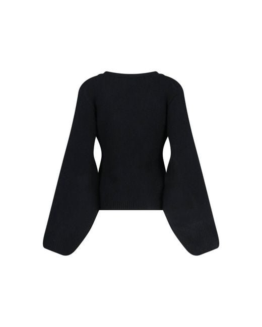 Khaite Black The Scarlet Cardigan