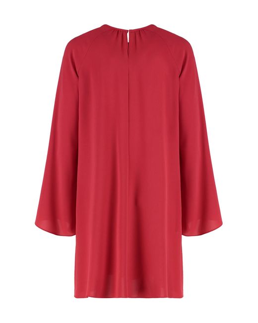 Max Mara Red Madia Cady Tunic Top