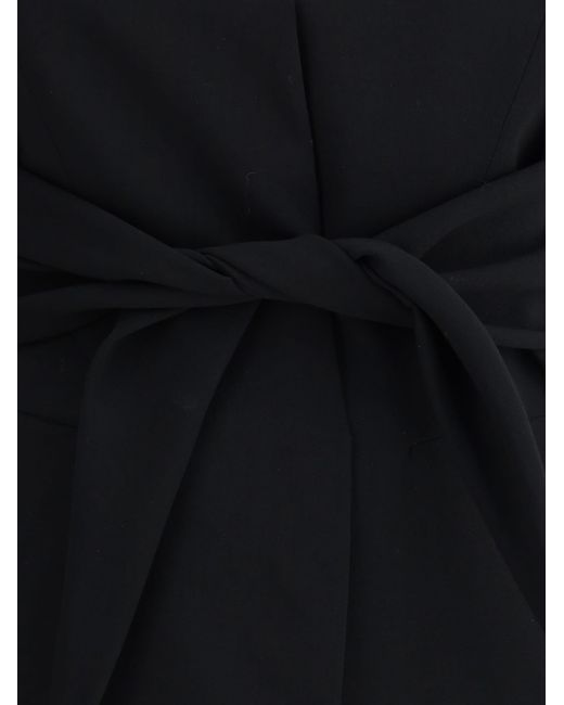 Rick Owens Black Wool Vest