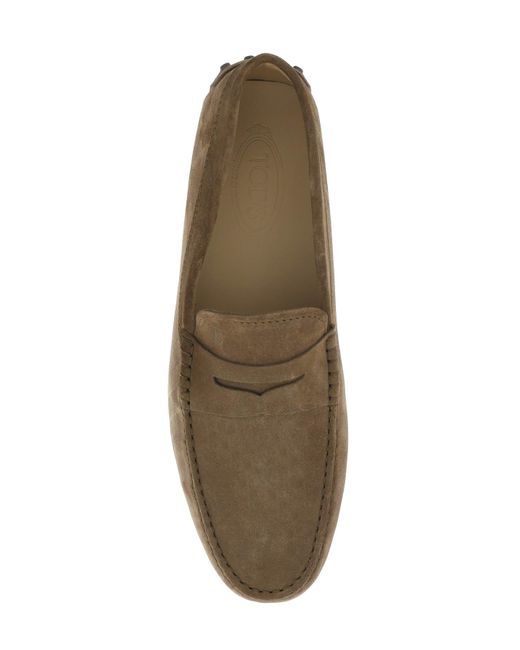 Tod's Brown Nuovo Gommino Driver Loafers for men