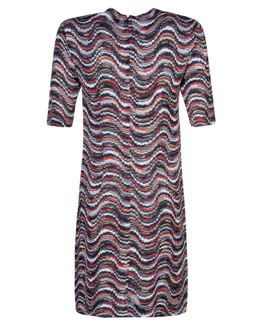 Missoni Multicolor Printed Short Dress