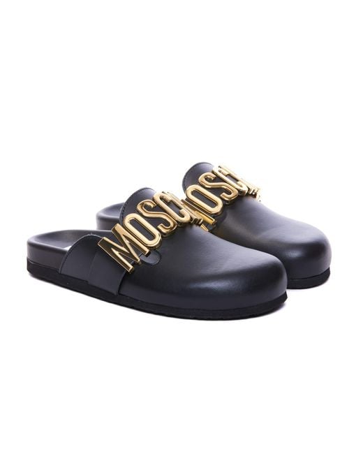 Moschino Black Sandals