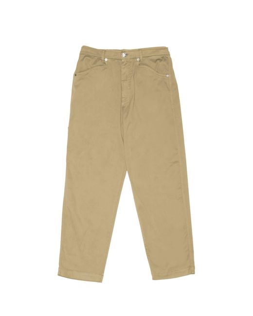 Altea White 5 Pocket Trousers Sand for men