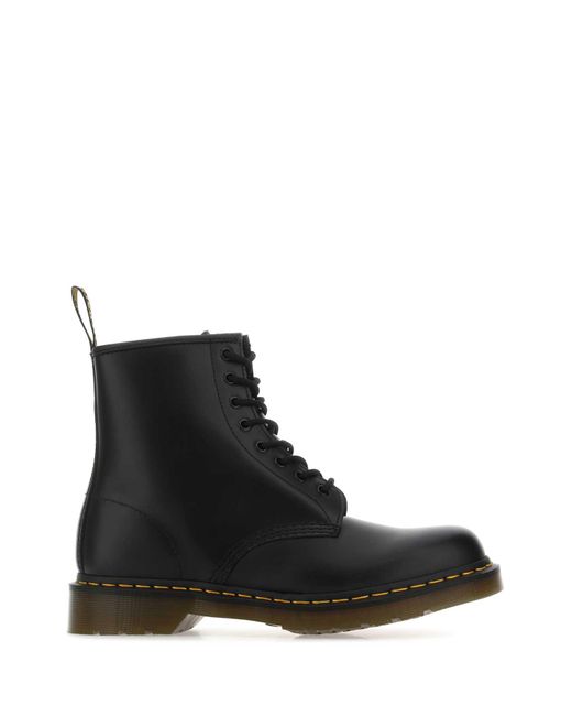Dr. Martens Black Leather 1460 Ankle Boots