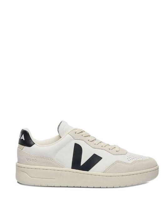 Veja White Flat Shoes