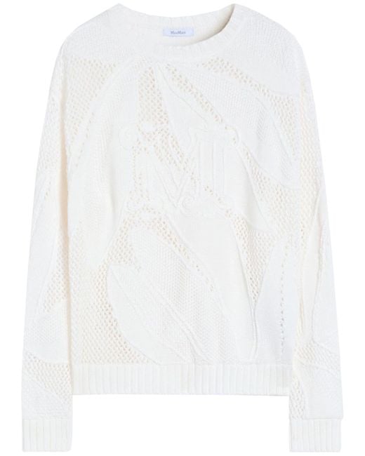 Max Mara White Mxmsalvo