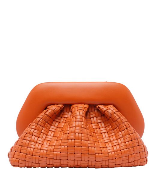 THEMOIRÈ Orange Micro Tia Weaved Handbag