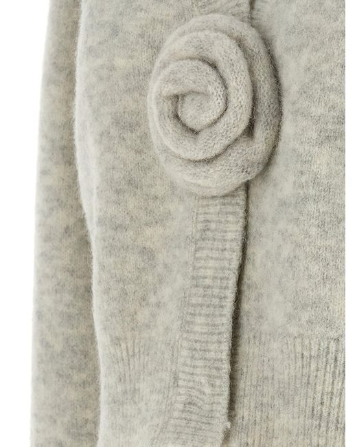 ROTATE BIRGER CHRISTENSEN Multicolor 'Knit Puffsleeve' Cardigan