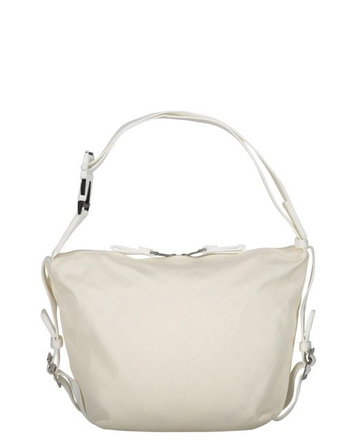 Bottega Veneta White Nylon Messenger Bag for men