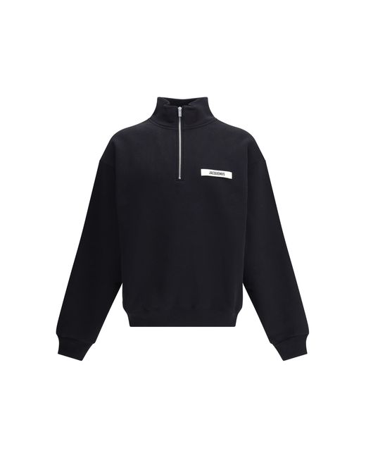 Jacquemus Blue Le Camionneur Sweatshirt Cotton Sweatshirts for men