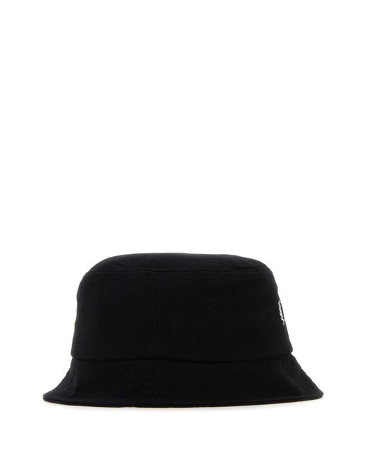 Fred Perry Black Cappello for men