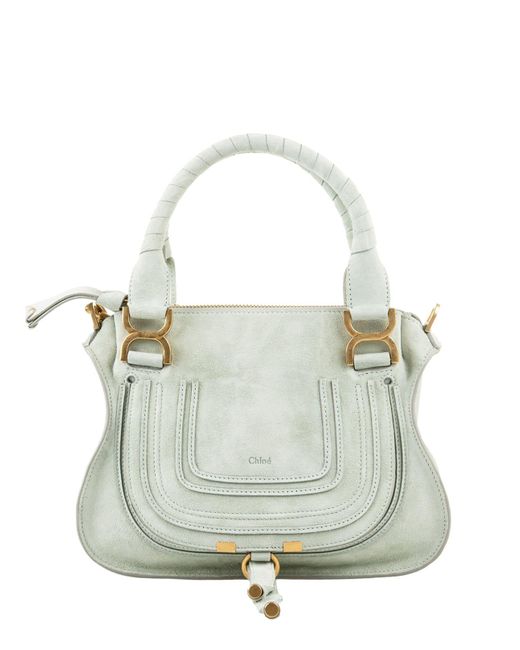 Chlo Marcie Small Bag In Airy Green in White Lyst UK