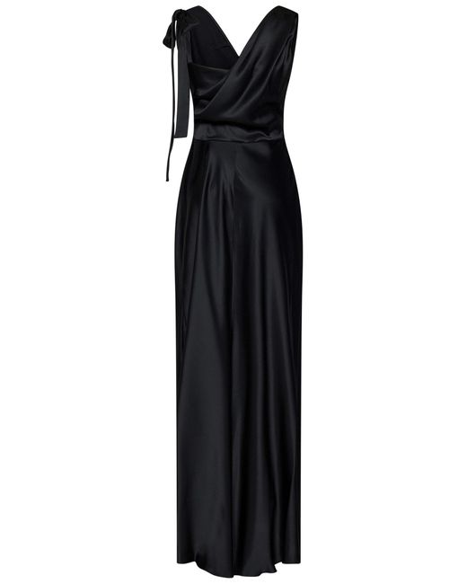 Alberta Ferretti Black Maxi Dress