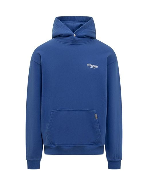 Represent Blue Owners Club Hoodie for men