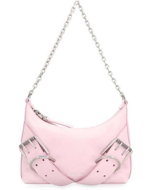 Givenchy Pink Voyou Leather Shoulder Bag