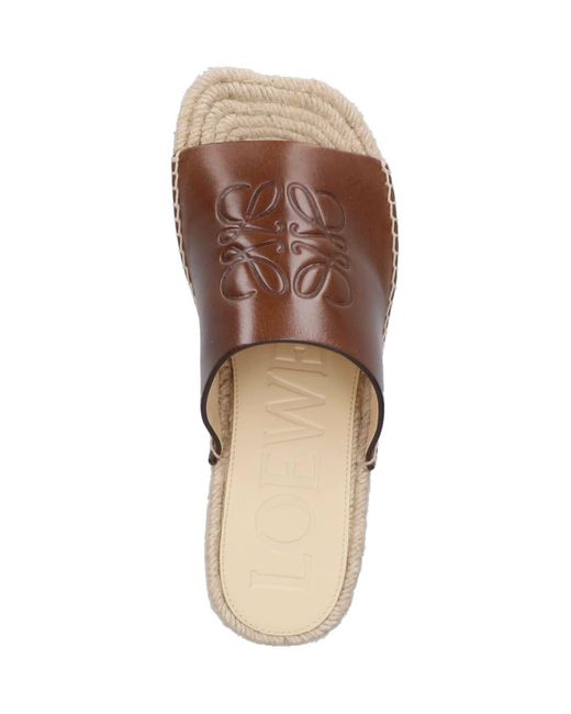 Loewe Loewe Sandals Orange Wedge Sandals main image 1