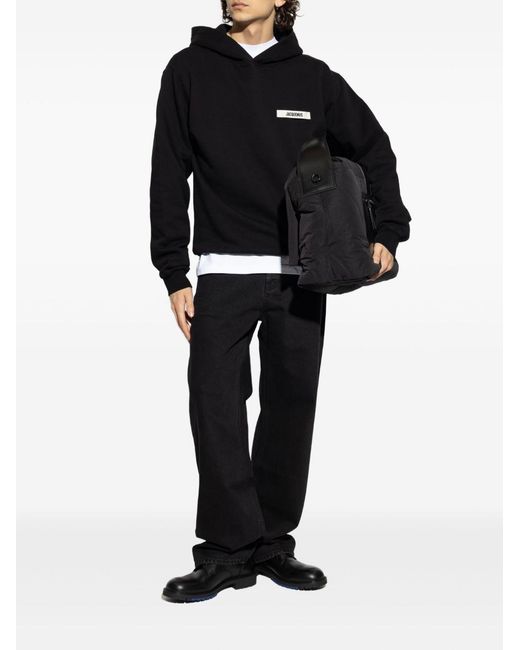 Jacquemus Blue Le Hoodie Gros Grain for men