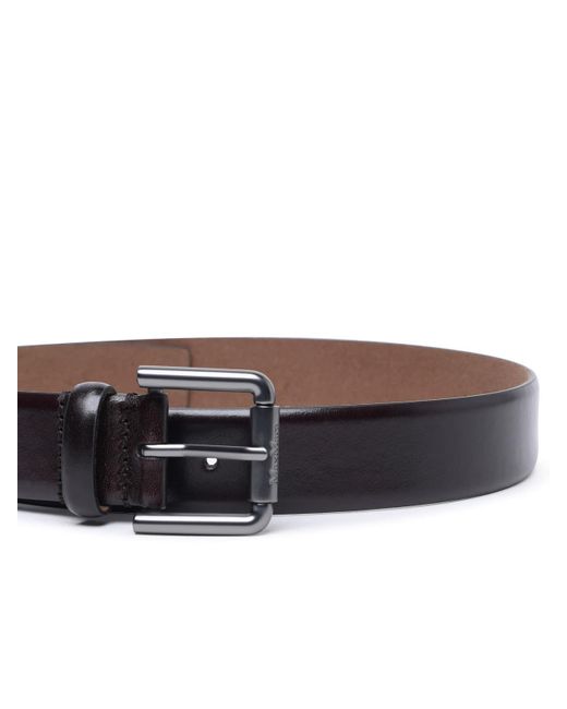 Max Mara Gray Leather Belt