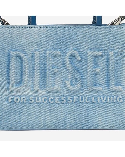 DIESEL Blue 3D Mini Bag Cotton Shoulder