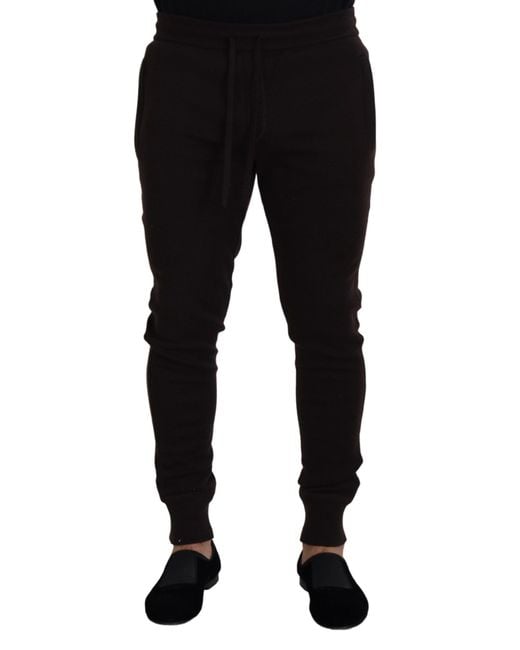 Dolce & Gabbana Black Joggers Casual Sweatpants for men