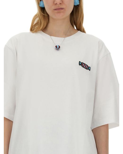 Fiorucci White Candy Patch T-Shirt