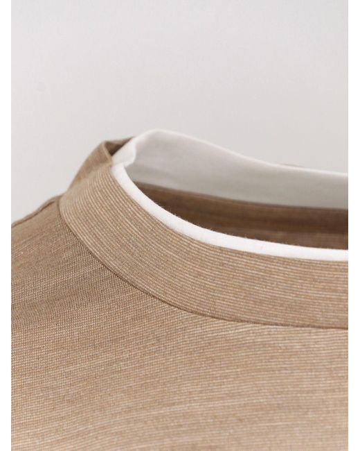 Boss Natural Cotton And Silk T-Shirt for men