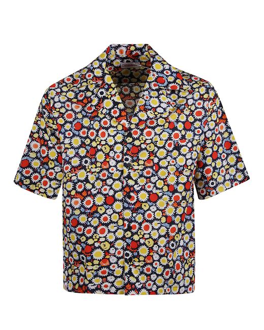 Charles Jeffrey Multicolor Crop Floral Shirt for men