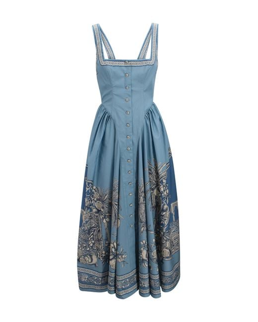 ALÉMAIS Blue Dresses Cotton