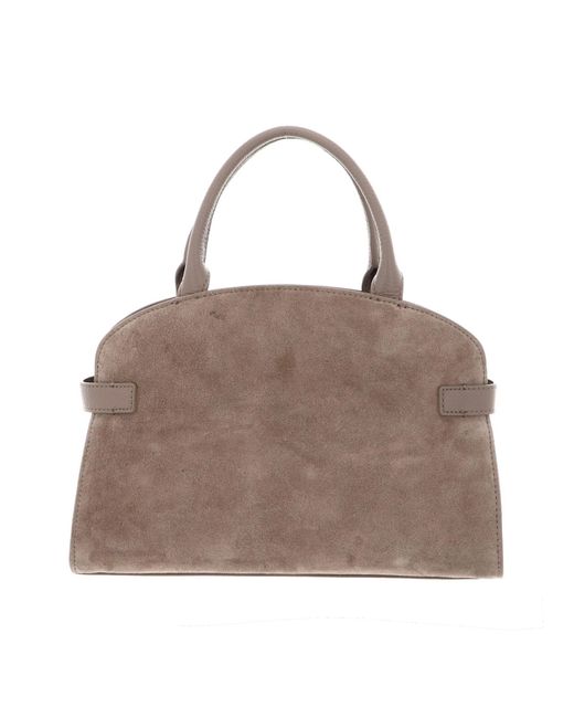 Coccinelle Brown Handbag Sabine Suede Warm Ta Ta/Warm Handbags