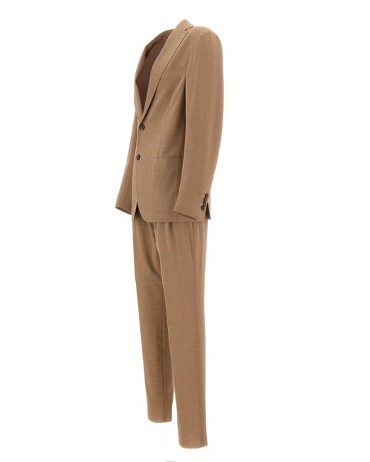 Eleventy Natural Fresh Wool Two-Piece Suit for men