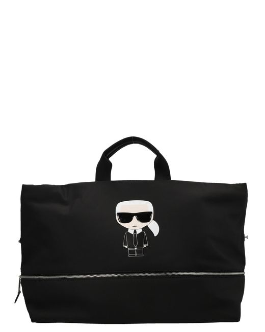 Karl Lagerfeld K/ikonik Duffel Bag in Black Lyst UK