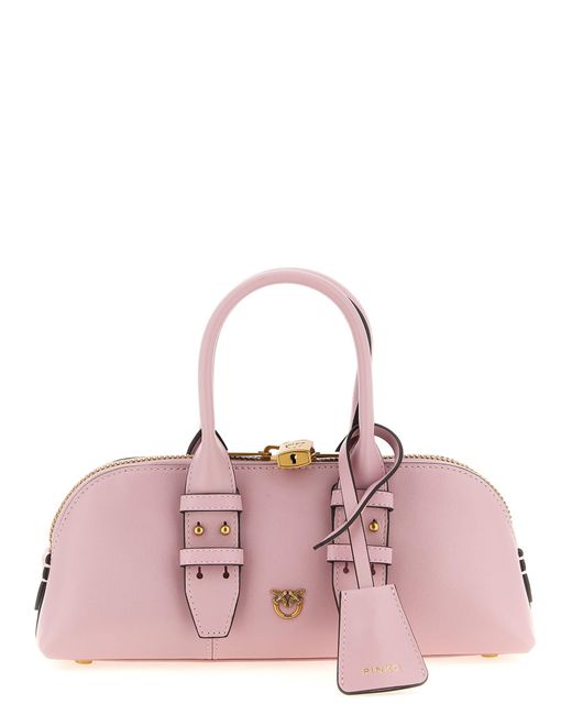 Pinko Pink Cowhide Handbag