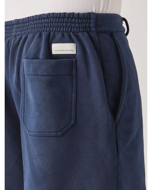 Nine:inthe:morning Blue Otto Bermuda Shorts for men