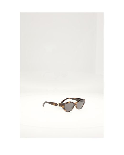 Céline White Sunglasses Triomphe 17 Acetate