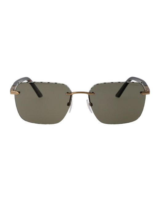 Chopard Brown Schg62 Sunglasses for men