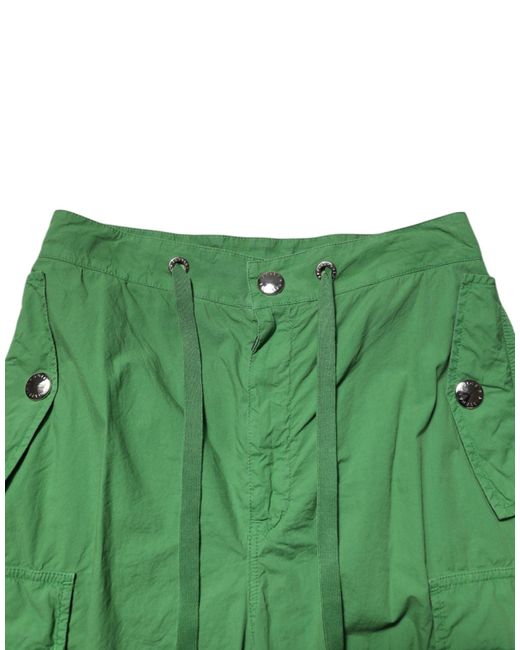 Dolce & Gabbana Green Cropped Trousers